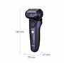 Panasonic Series 800 ES-LV67 Personalcare Rasoir 5 Lames dont 2 de finition externes Wet & Dry 4 accessoires 51 min d'autonomie 