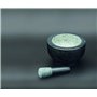 MasterClass Grand pilon et mortier en granit, 20 x 12 cm (8" x 4.5") - Noir / Gris