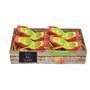 KitchenCraft Healthy Eating Plastic Mini Colander Set - Red/Green (Pack of 2)