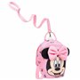 Disney Sac à Dos Minnie - Petit Sac à Dos Fille Crèche Maternelle avec Sangle Anti Perte Détachable