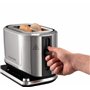 Russell Hobbs Grille Pain [Programmable] Attentiv (Fentes extra larges, Tactile, mémorisele brunissage, Tout type de pain, Surél