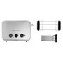 Russell Hobbs Grille Pain [Design Retro Premium] Distinctions Titanium (Pour 2 Tranches, 6 Niveaux de brunissage, Fonction Surél