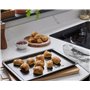Wham F35 Lot de 3 plaques de cuisson antiadhésives 32 x 23 x 1,5 cm