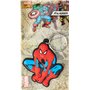 Porte-Clés Caoutchouc Spiderman Accroupi, 6cm Multicolore
