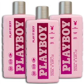 Playboy Lot de 3 gels douche Play It Sexy 3 x 250 ml