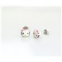 findout Dames en Argent Sterling Bonjour Kitty Chat Amour Boucles d'oreilles de Mode, pour Les Femmes Filles Enfants. (f1759), A