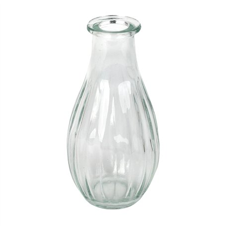Talking Tables Vase Soliflore en Verre Transparent pour Fleurs Décoration Élégante Centre de Table Mariage Rebord de Fenêtre Fêt