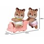 Sylvanian Families - Le Village - Les jumeaux Écureuil Roux - 5421 - Jumeaux et Bébés - Mini Poupées