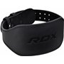 RDX Ceinture de Musculation, 4” 6” Cowhide Cuir D'haltérophilie Belt, 10 Trous Réglables, Support Dos Lombaire Ceinture de Levag