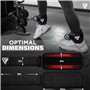 RDX Sangle Cheville Musculation Anneau D'Haltérophilie Machine Fixation Ankle Straps, Poignet Wraps Fitness Entraînement, Exerci