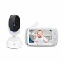 Caméra de surveillance pour bébé Motorola Nursery VM75 - Moniteur pour bébé avec unité parentale de 5 pouces - Caméra pour bébé