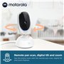 Caméra de surveillance pour bébé Motorola Nursery VM75 - Moniteur pour bébé avec unité parentale de 5 pouces - Caméra pour bébé 