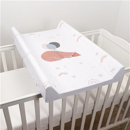 Matelas à langer rigide pour bébé - 80 x 50 cm - Convient pour lit de bébé de 140 x 70 cm - Unisexe - Anti-roulement - Imperméab
