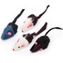 DIGIFLEX 4 Souris Bruyantes à Cataire Chat Jouets pour Animaux Domestiques