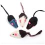 DIGIFLEX 4 Souris Bruyantes à Cataire Chat Jouets pour Animaux Domestiques