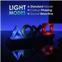 Paladone PlayStation Lampe Icône Héritage à 3 modes d'éclairage, Lampe réactive à la Musique pour la Salle de Jeu