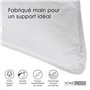 HOMESCAPES Lot de 4 Oreillers naturels en Plumes de Canard Ultra gonflants et Moelleux, 50 x 75 cm