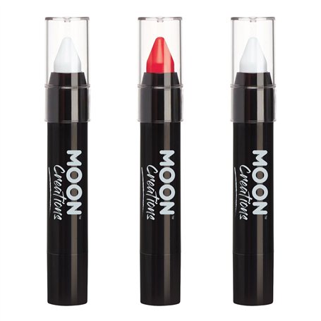 Moon Creations Crayon de corps de bâton de peinture de visage | Pour enfants