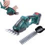 KATSU FIT-Bat 21V Taille-haie et Cisaille à Gazon sans Fil 2-en-1 avec 1