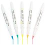 Zebra Mildliner Lot de 10 surligneurs pinceaux et marqueurs à double extrémité Couleurs assorties