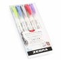 Zebra Mildliner Lot de 10 surligneurs pinceaux et marqueurs à double extrémité Couleurs assorties