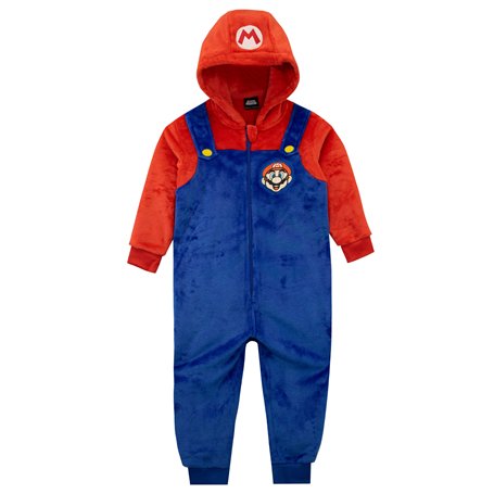 Super Mario Pyjamas Boy | Pyjamas Combinaison Polaire | Pilou Pilou Ensemble Enfant Multicolore 12-13 Ans