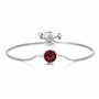Philip Jones Bracelet en Cristal Rouge foncé créé avec des Cristaux Zircondia®