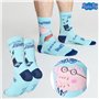 Peppa Pig Chaussettes Homme Fantaisie Coffret 5 Paires de Chaussettes Homme Humour Cadeau Humoristique Papa 40-45