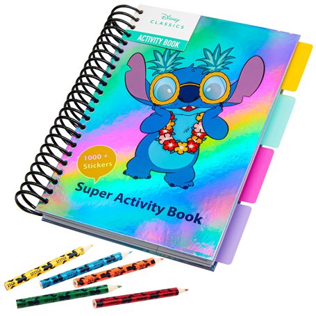 Disney Livre Stickers Enfant et Coloriage Stitch 1000+ Autocollants et Gommettes pour Enfants Idée Cadeau Lilo et Stitch