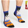 Dragon Ball Z Chaussettes Homme Fantaisie, Coffret de 5 Paires Chaussettes Humour Idée Cadeau Anime Manga Taille 40-46