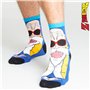 Dragon Ball Z Chaussettes Homme Fantaisie, Coffret de 5 Paires Chaussettes Humour Idée Cadeau Anime Manga Taille 40-46