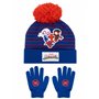 Marvel Bonnet Spiderman | Spidey Et Ses Amis Extraordinaires Gant Et Bonnet Enfant | Bonnet Et Gant Hiver | Taille Unique Bleu