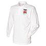 Super Lemon Haut de rugby unisexe Angleterre – Maillot de sport classique blanc avec blason emblématique de l'Angleterre – Quali