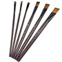 Volumoon 6 Pcs Pinceaux Kits, Pinceaux de Peinture à l'huile pour Aquarelle, Gouache Acrylique Peinture Brosse, Pinceaux pour En