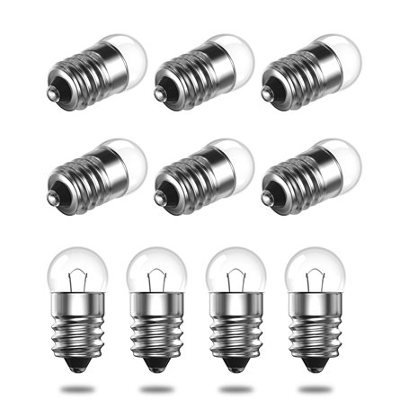LumiGo Lot de 10 Mini Ampoules E10 2