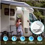 TrustWheel LED 12V Lumiere Exterieur Camping-Car Lampada Veranda Esterna Camper de Porche d'auvent IP67 4W 6000K 550lm Éclairage