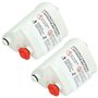 SPARES2GO Cartouches Filtrantes Anti-Calcaire compatible avec Rowenta Fer Vapeur (Lot de 2)