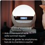 Lumie Bodyclock Luxe - 700FM Réveil Lumie avec FM Radio Enceinte Bluetooth Lumière Bleu Faible pour Sommeil