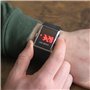 DIGIFLEX Luxueuse Montre Noire Sport Digitale Homme à LED Rouge