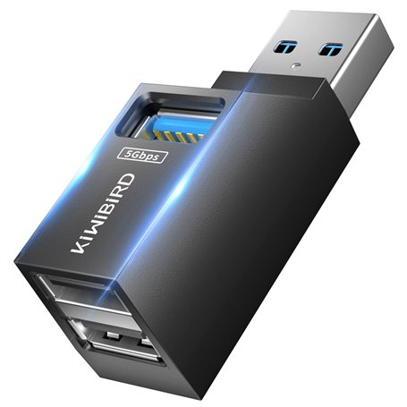 KiWiBiRD Hub USB Mini avec Multi Ports (1x USB 3.0