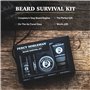 Kit de survie pour la barbe Percy Nobleman, un coffret cadeau kit de toilettage de la barbe contenant une huile à barbe parfumée
