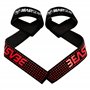 Sangles de Levage de Musculation/Halérophilie Beast Gear – Bandes Straps Rembourrées Support de Poignet Professionnelles avec Gr