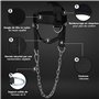Ceinture De Musculation Pour Le Cou Avec Fixation Par Anneau En D Et Chaîne En Acier