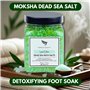Sels de Bain pour Bain de Pieds de la Mer Morte aux Huiles d’Arbre à Thé et d’Eucalyptus Made In U.K [450g] 100% Naturels - Lutt
