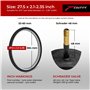 5 avec Valve Schrader 48 mm - Chambre à air de vélo 27