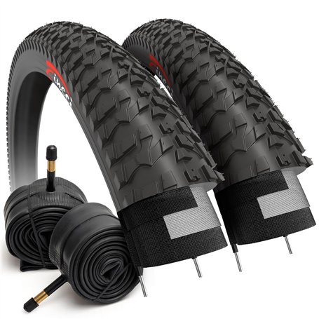 Fincci Lot de pneus de vélo pliables de 20 x 1