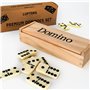 Dominos traditionnels | Dominos de luxe dans un étui en bois pour jeux de société pour enfants et adultes