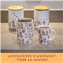 SPOTTED DOG GIFT COMPANY Lot de 4 Tasse Chat en Céramique, Ensemble de Mug Original pour le Thé Café avec Coffret, Mignon Mugs T
