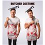 Boucher à la scie Deguisement - Deguisement Halloween Homme - Taille unique pour adultes et adolescents - Costume populaire 2023