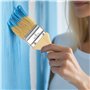 08 cm (Lot de 48) - Pinceau Peinture Plat Professionnel avec Manche en Bois - Peinceaux pour Peinture